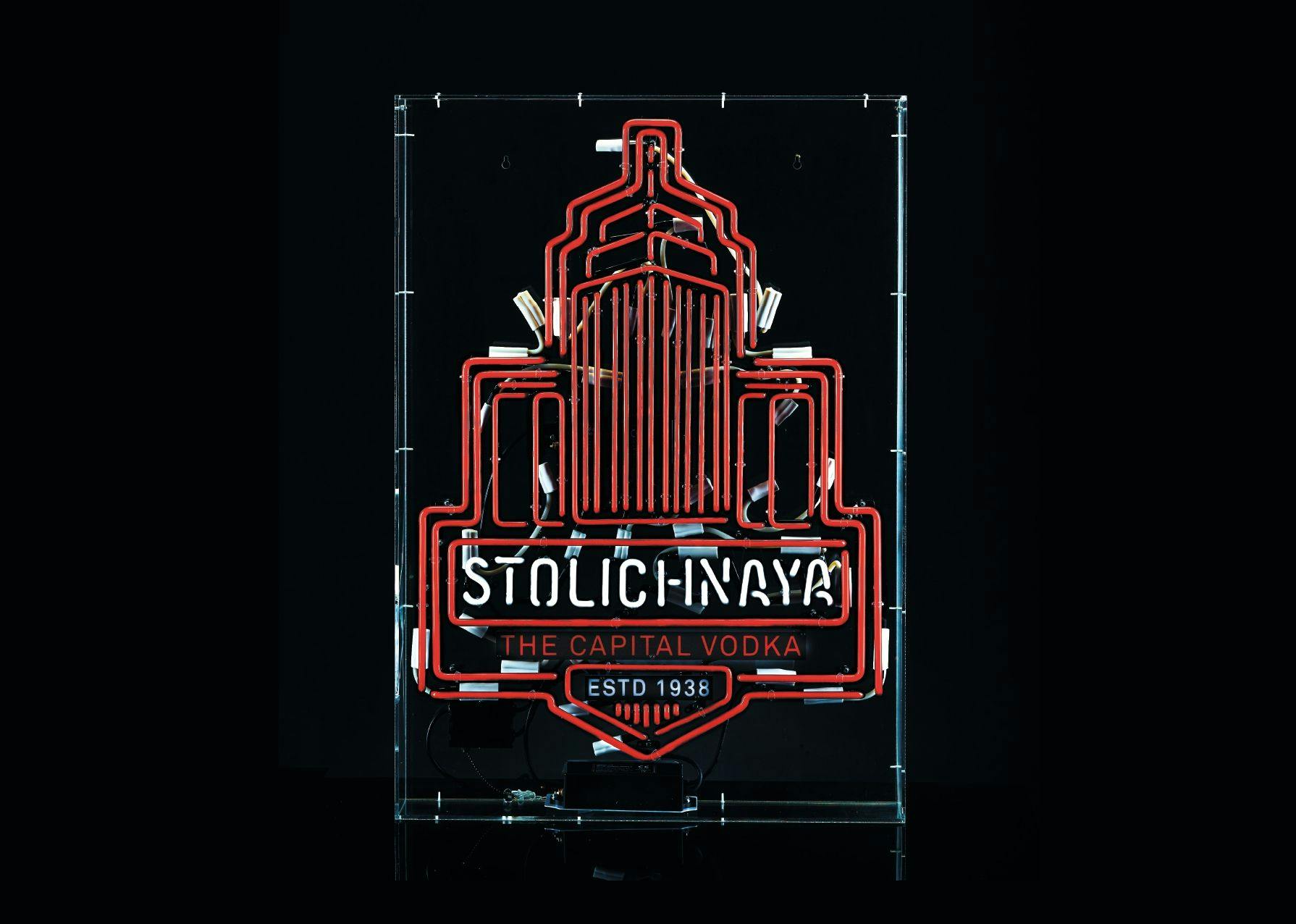 Stolichnaya Logo LED Neon - fresh id